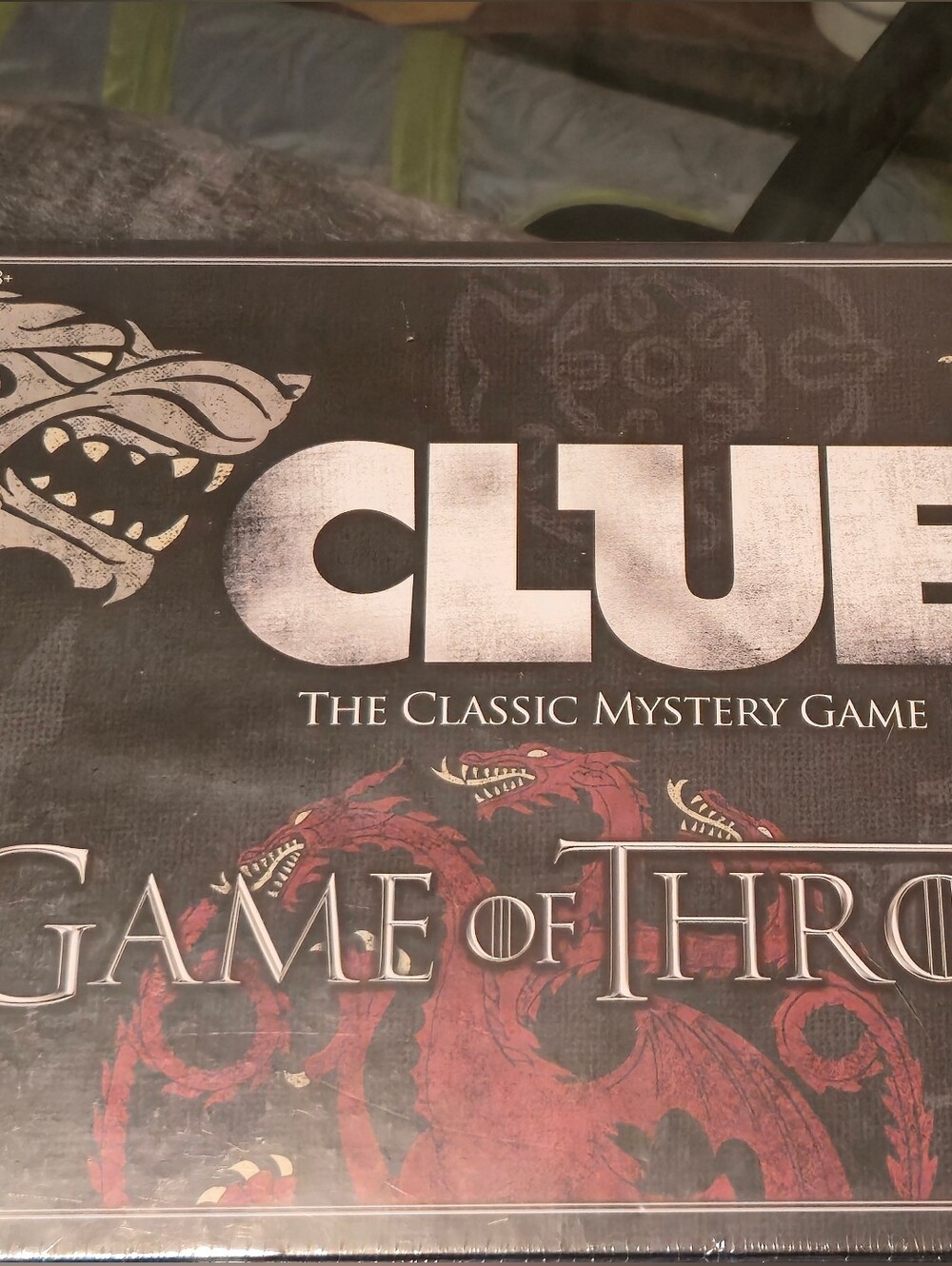 Clue Game of Thrones Board Game New Factory Sealed HBO USAopoly 2-Sided Board